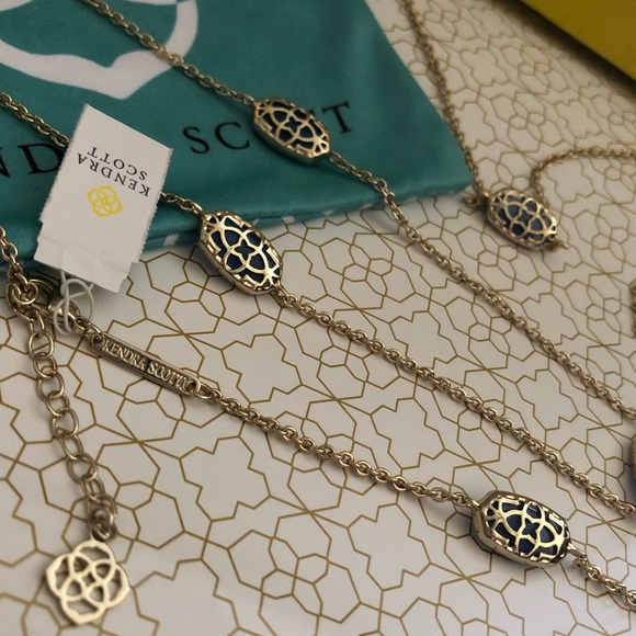 NFS Kendra Scott Kellie Necklace In Periwinkle - Picture 6 of 8